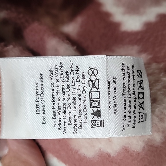 Eddie Bauer Fleece - Pullover - Quest clay color, light pink, and white - Picture 15 of 16